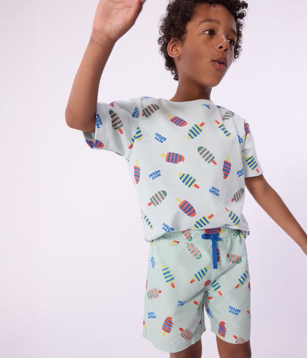 Petit Bateau - Tee-shirt enfant manches courtes en coton