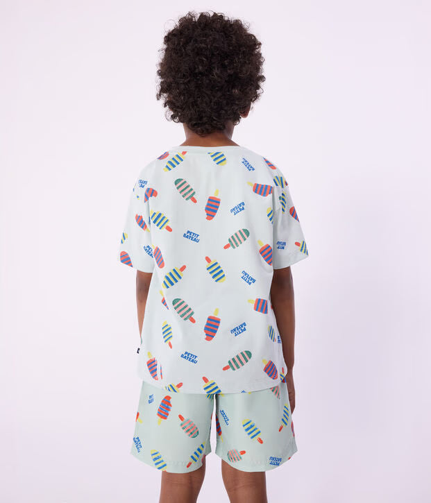Petit Bateau - Children's short-sleeved cotton T-shirt