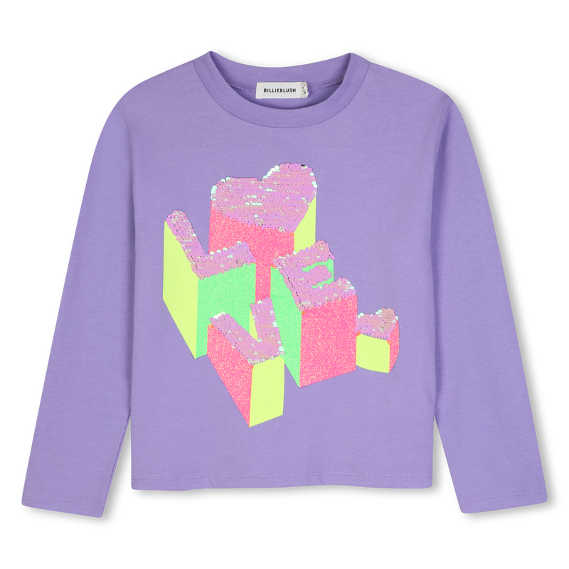 Billieblush - T-Shirt  imprimé "Love" Sequins