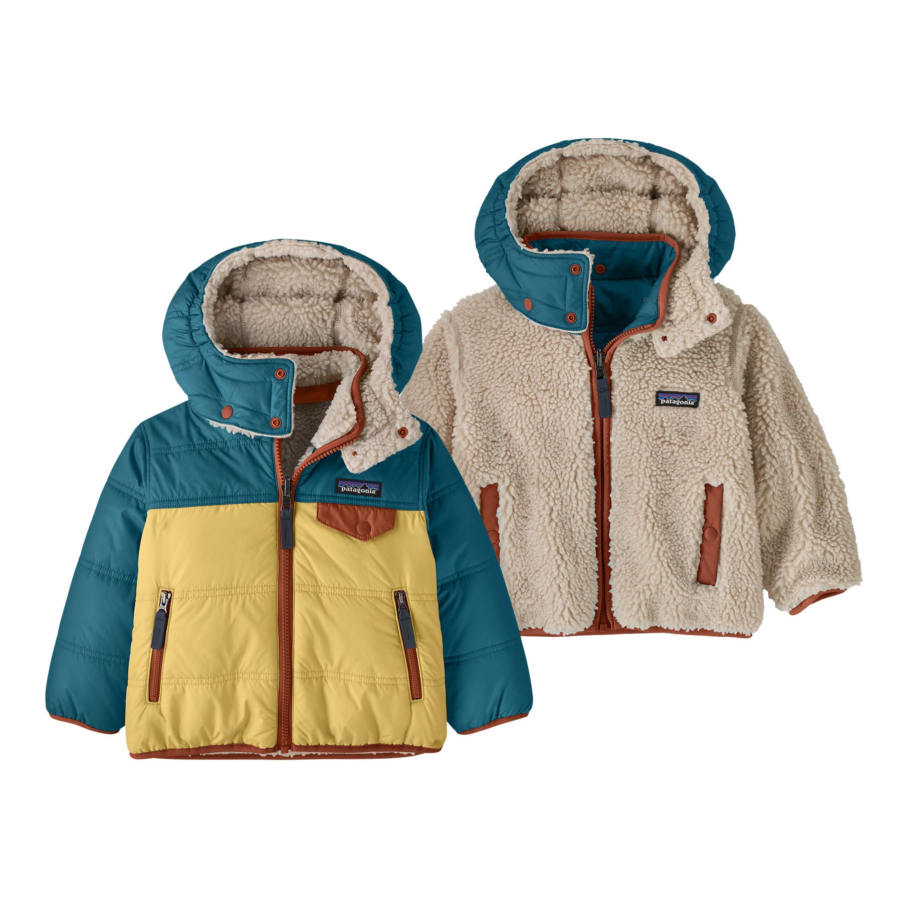 Patagonia - Veste à Capuche Baby Reversible Tribbles