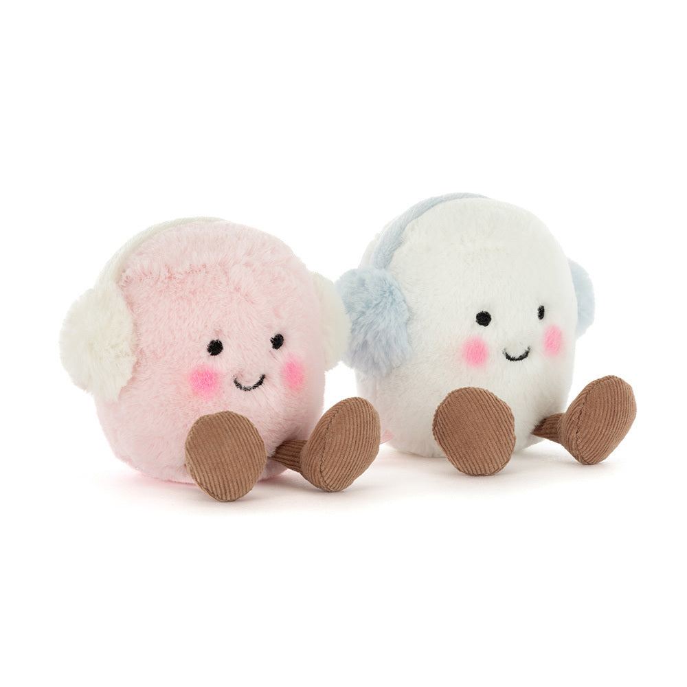 Jellycat - Amuseables Pink and White Marshmallow Toastie 