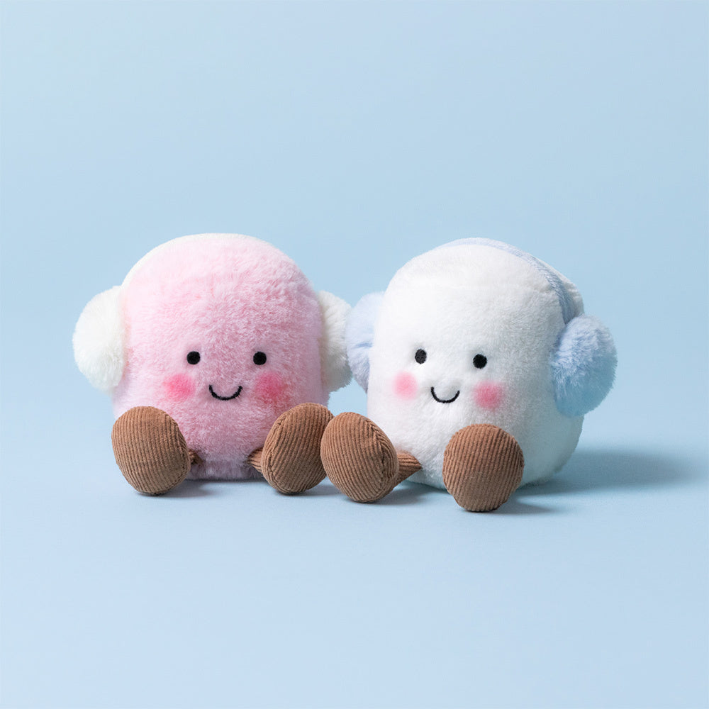 Jellycat - Amuseables Pink and White Marshmallow Toastie 