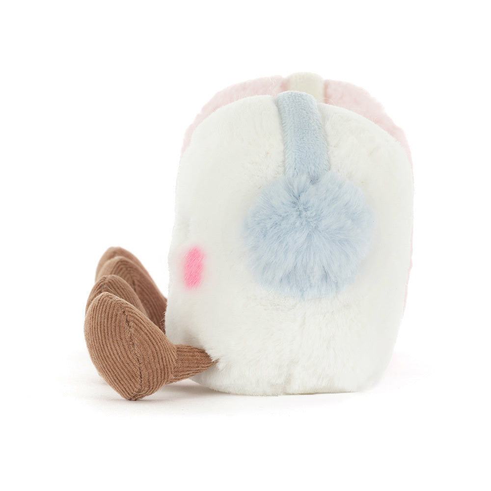 Jellycat - Amuseables Pink and White Marshmallow Toastie 