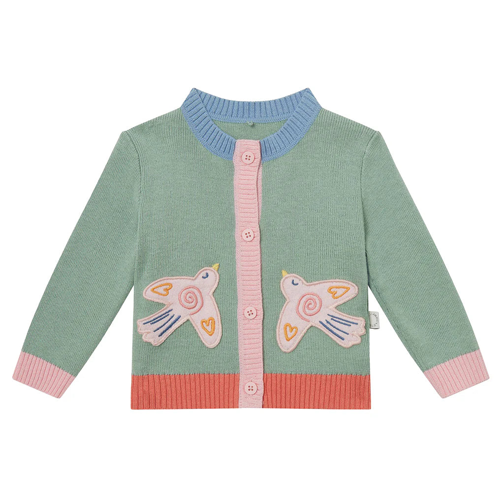 Stella McCartney - Cardigan Oiseaux (Bébé)