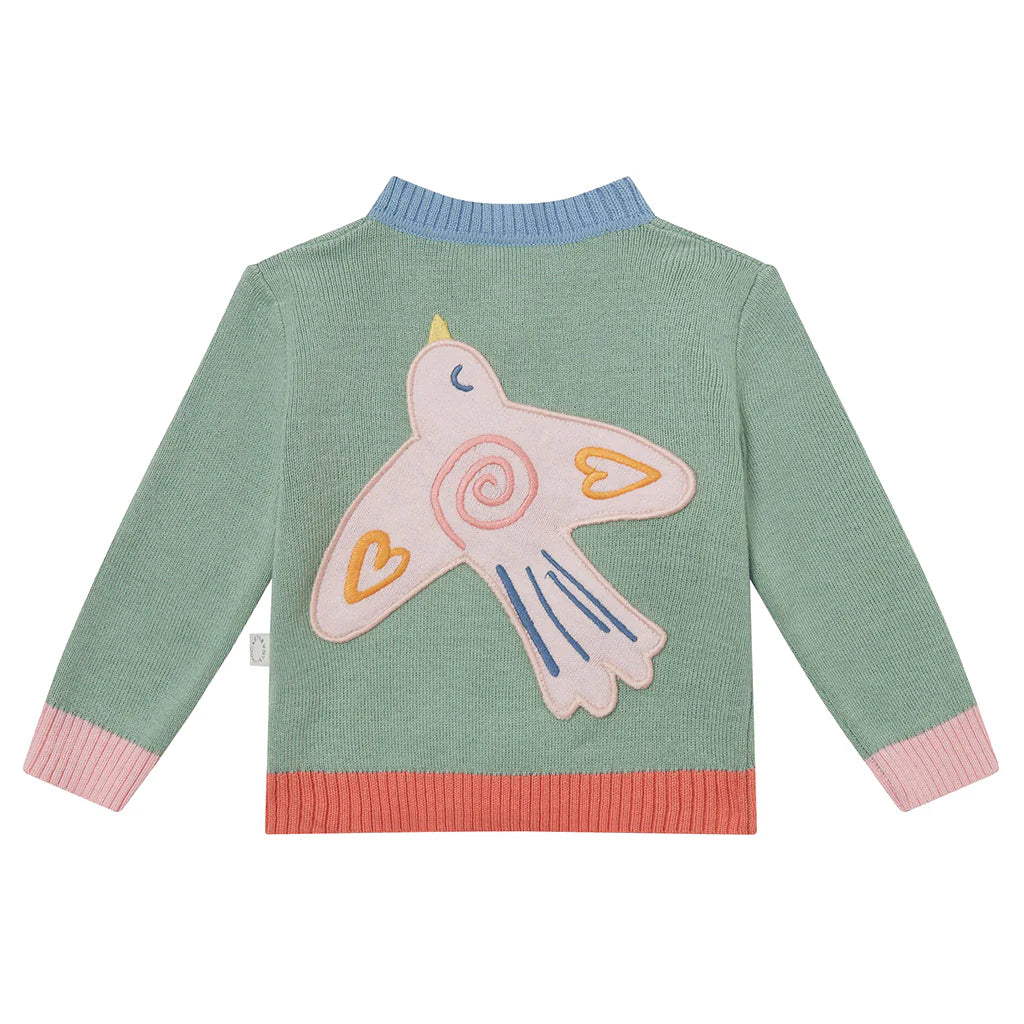 Stella McCartney - Cardigan Oiseaux (Bébé)