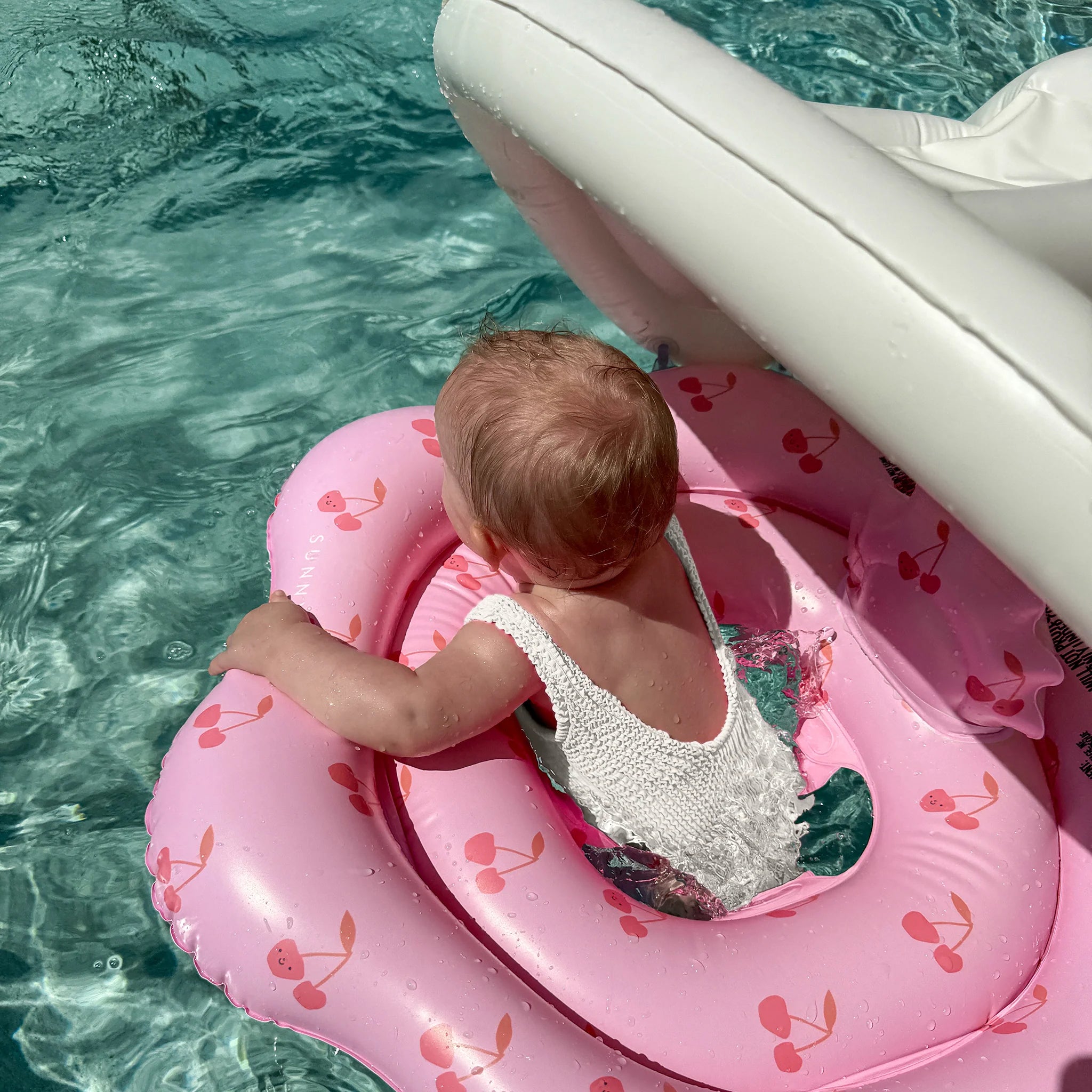 Sunnylife - Siège Flottant Pour Bébé Barbe à Papa