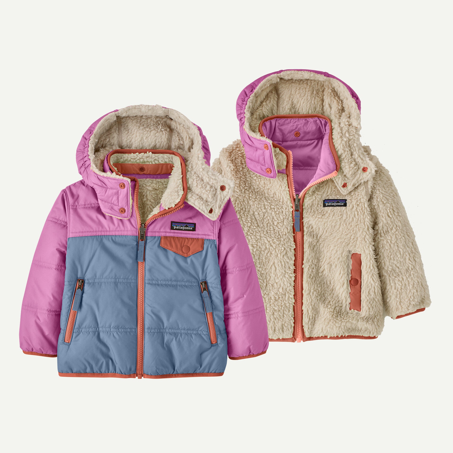 Patagonia - Veste à Capuche Baby Reversible Tribbles