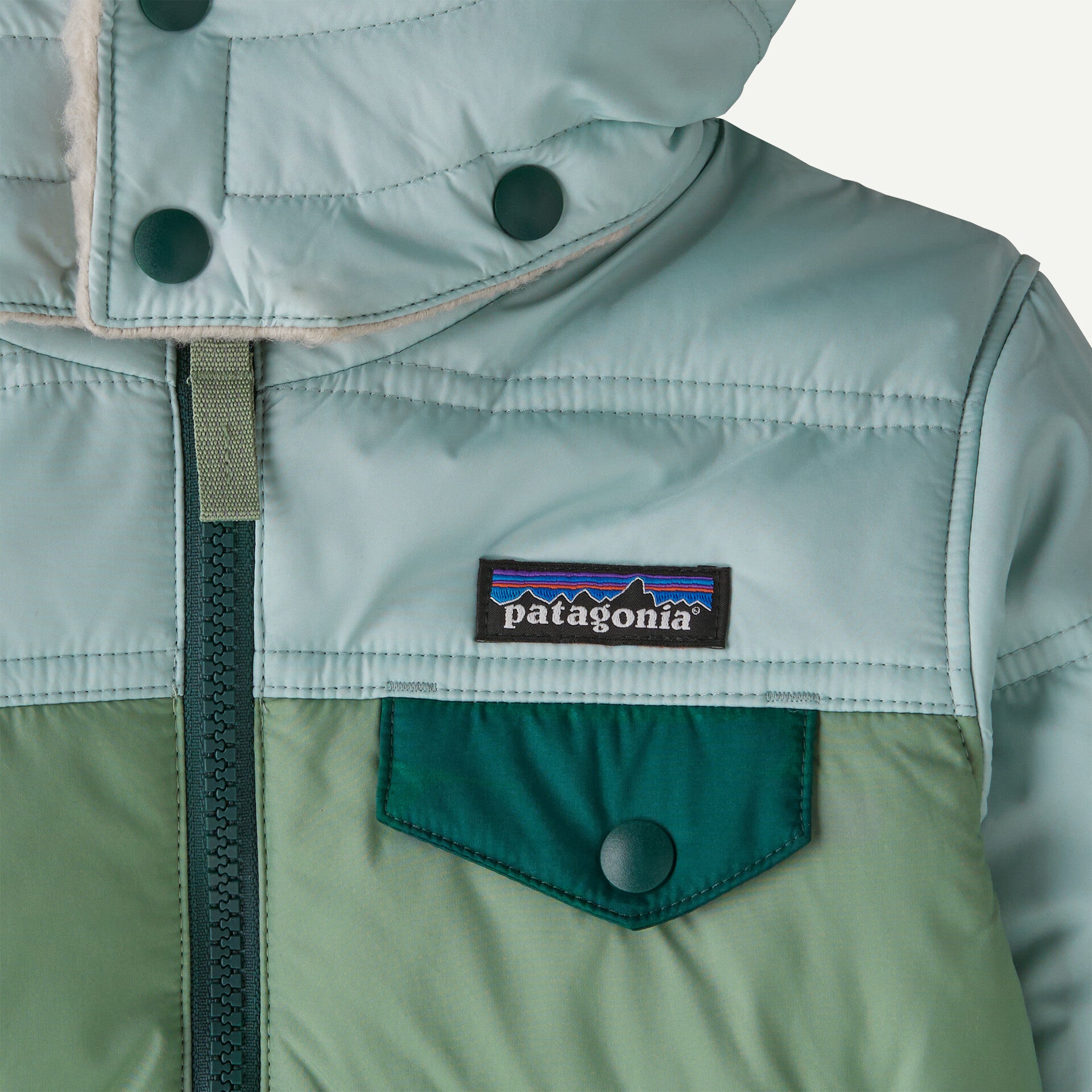 Patagonia - Veste à Capuche Baby Reversible Tribbles