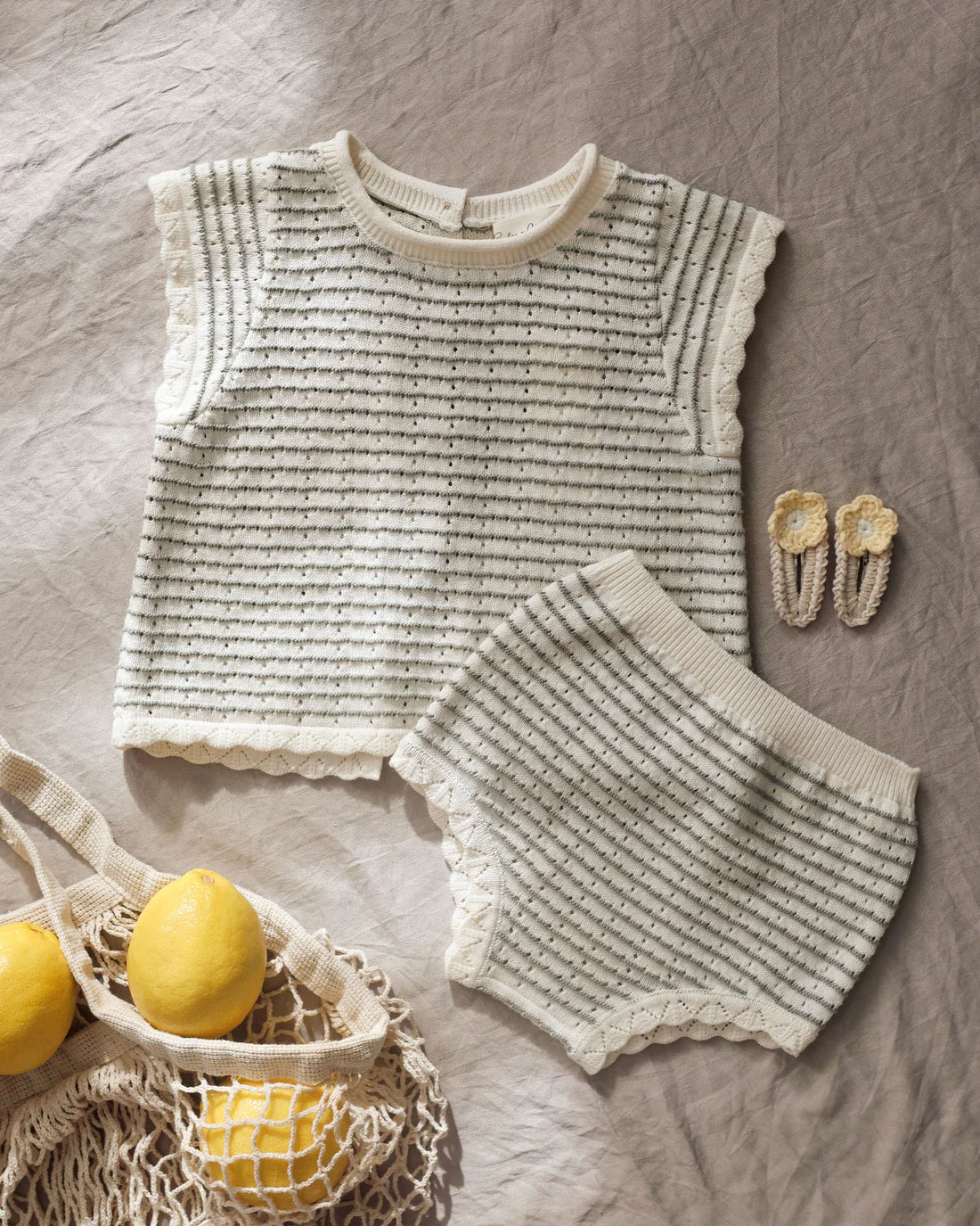 Rylee + Cru - Ens. tricots Scallop