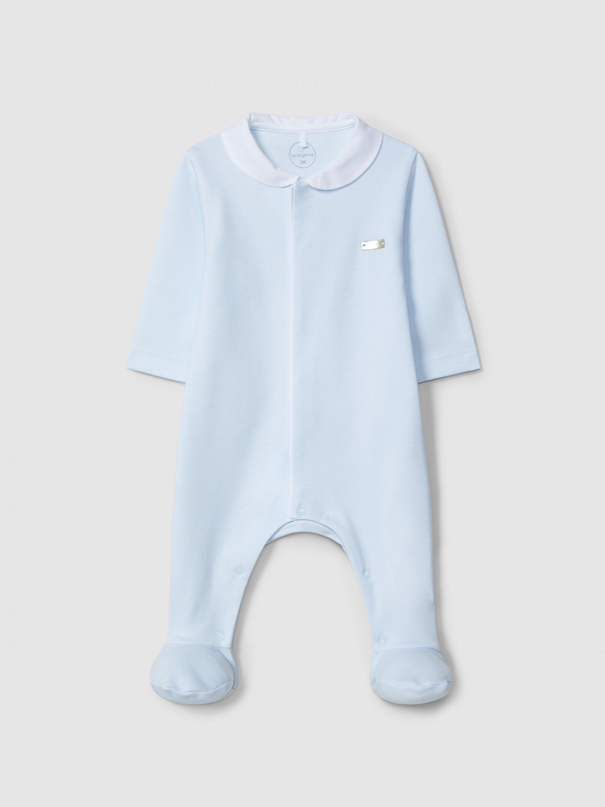 Laranjinha - Babygrow with round collar