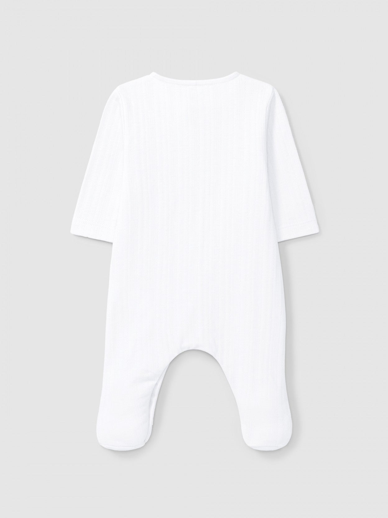 Laranjinha - Babygrow in organic cotton with embroidered detail