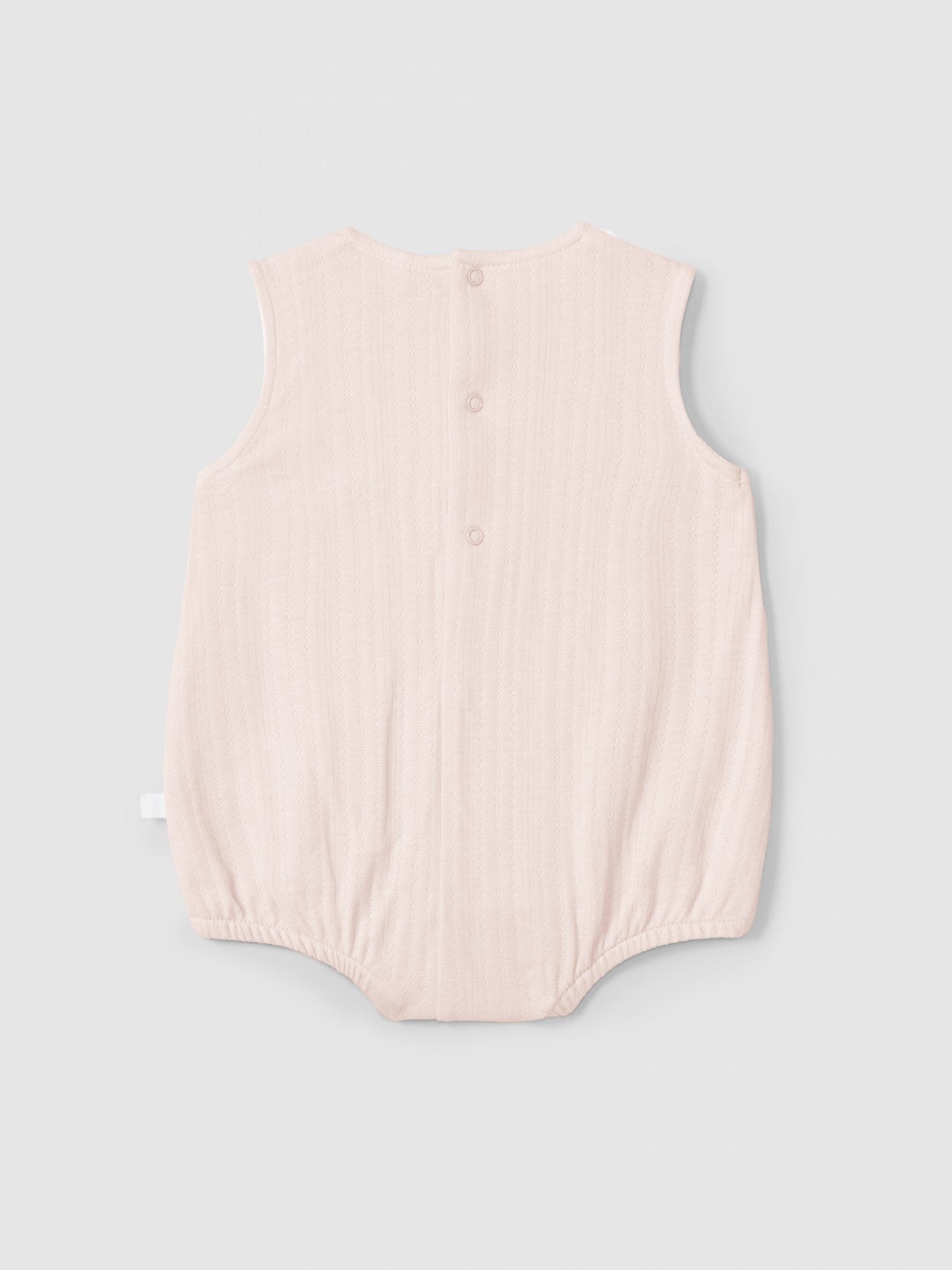 Laranjinha - Shortie in organic cotton with embroidered detail