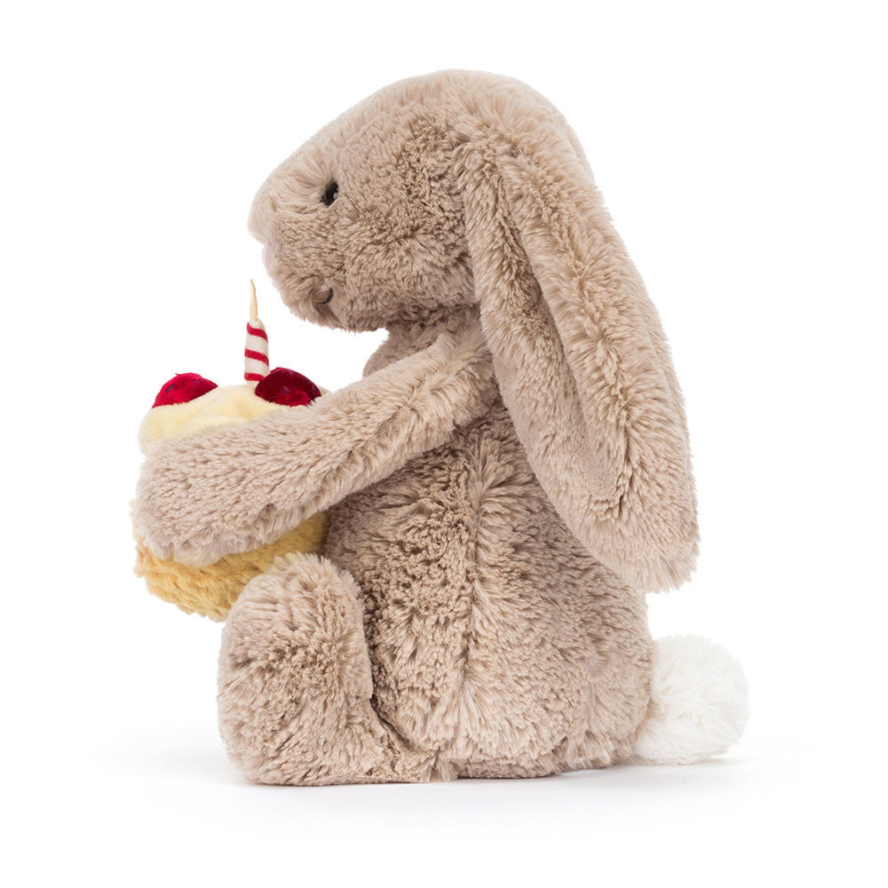 Jellycat - Bashful Birthday Bunny Beige