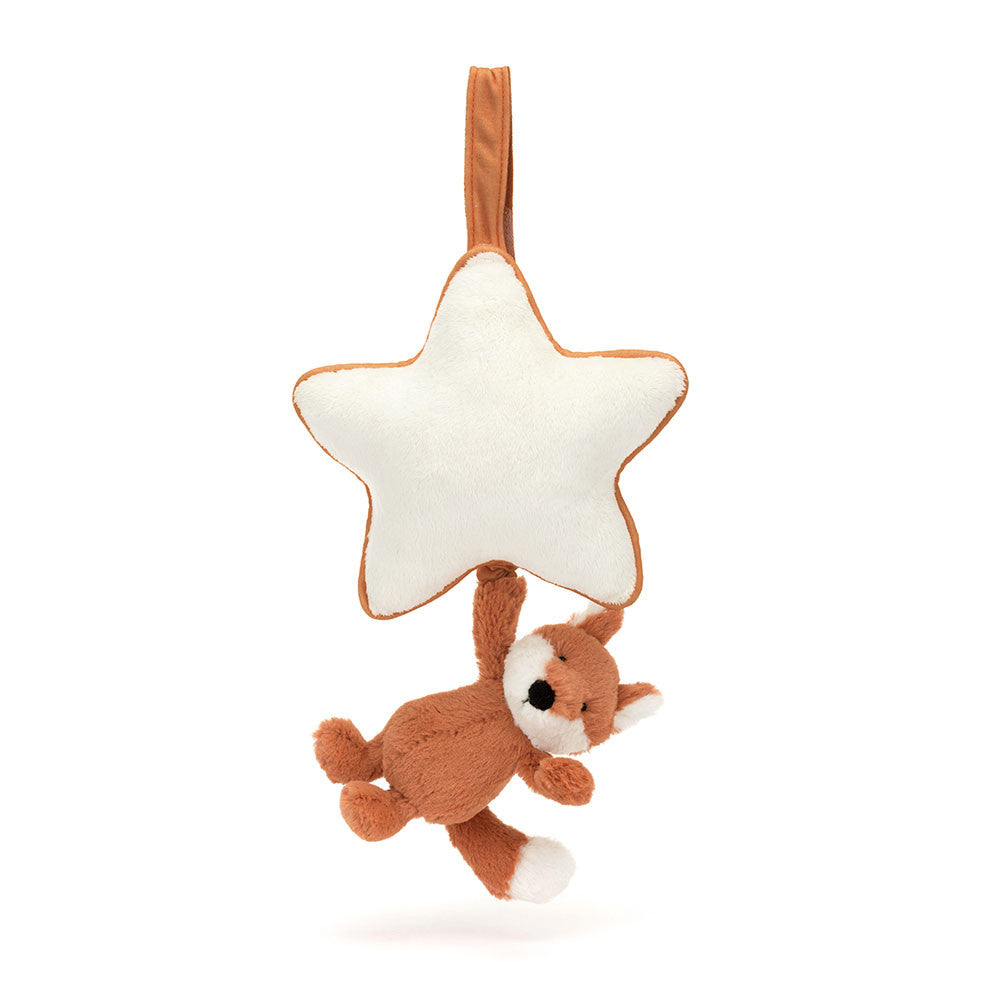 Jellycat - Musical Pull Toy, Fox and Bashful