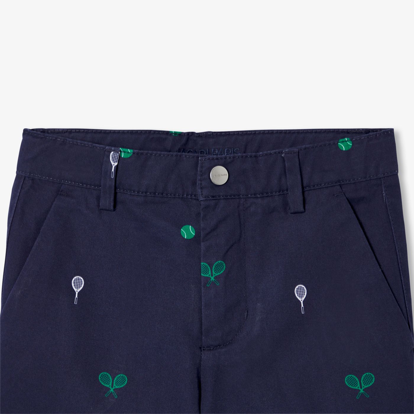 Jacadi - Boy printed twill Bermuda shorts