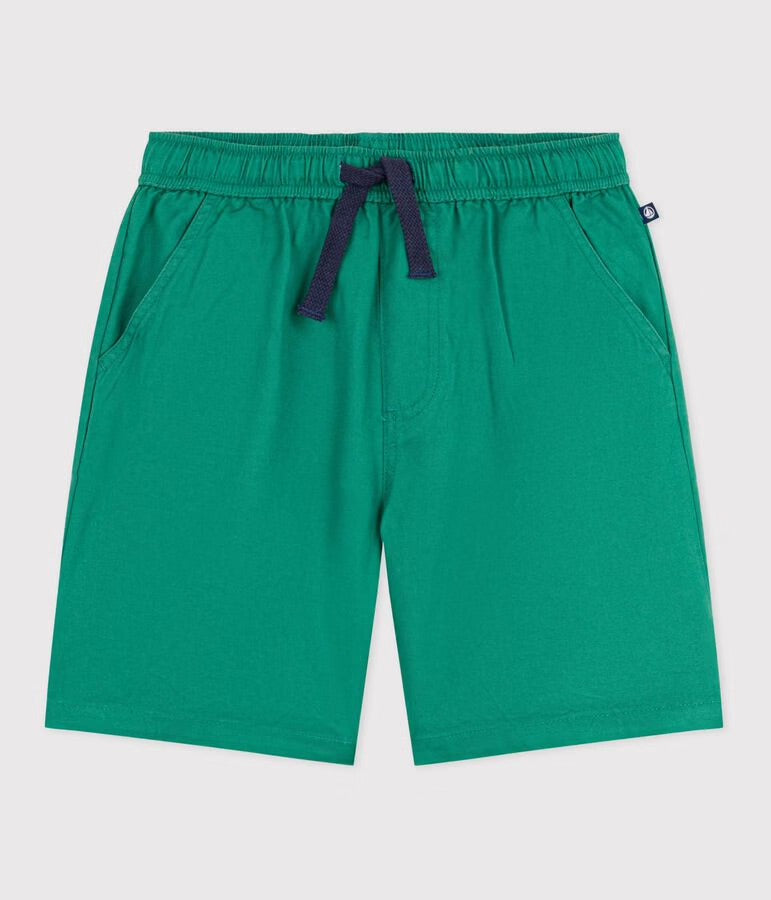 Petit Bateau - Children's Bermuda shorts in plain cotton