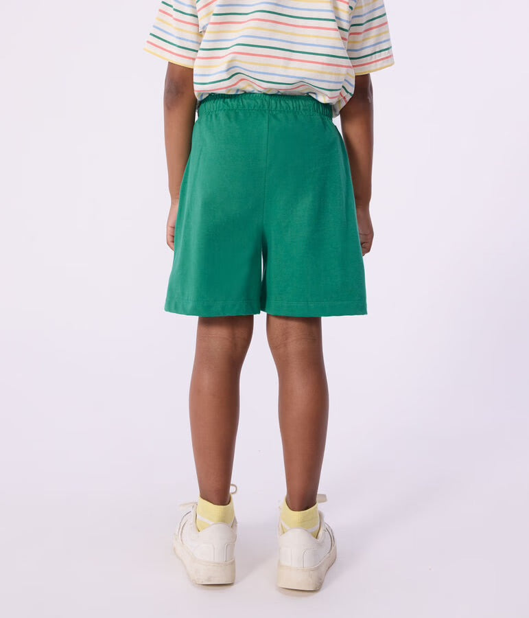 Petit Bateau - Bermuda short enfant en coton uni