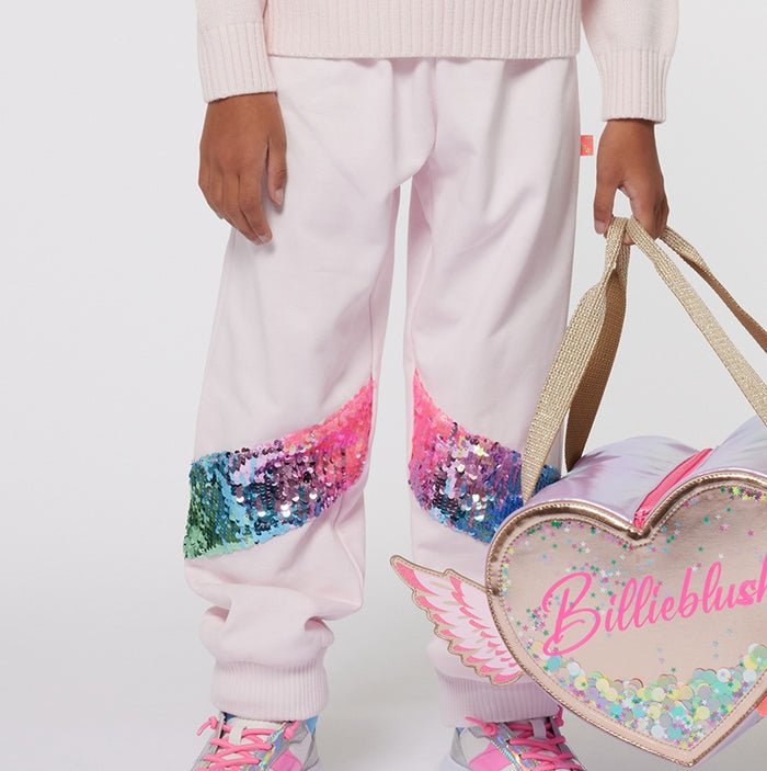 Billieblush Pantaloni con paillettes blu U20560