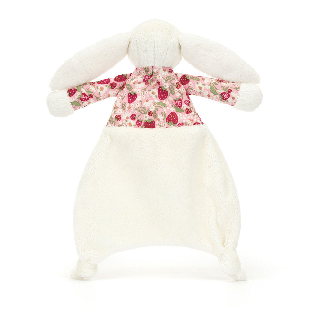 Jellycat - Cream Berry Blossom Bunny Blanket