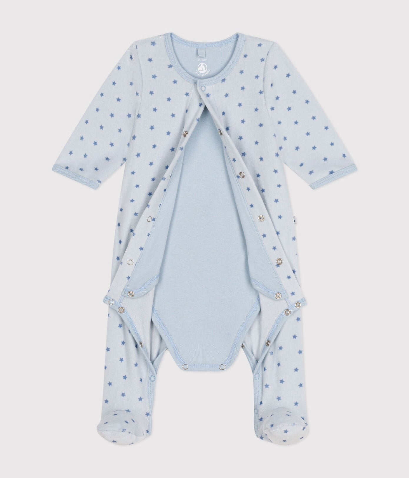Petit Bateau - Bodyjama en Velours
