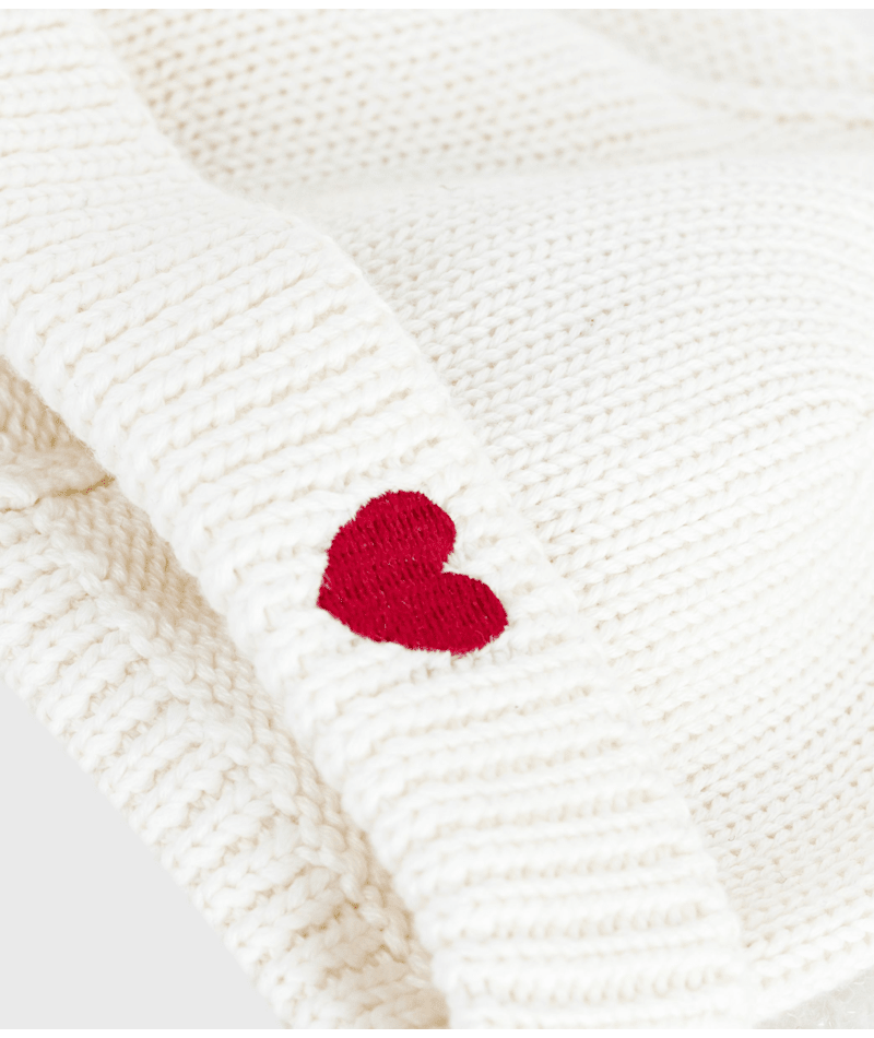 Petit Bateau - Bonnet naissance tricoté en coton