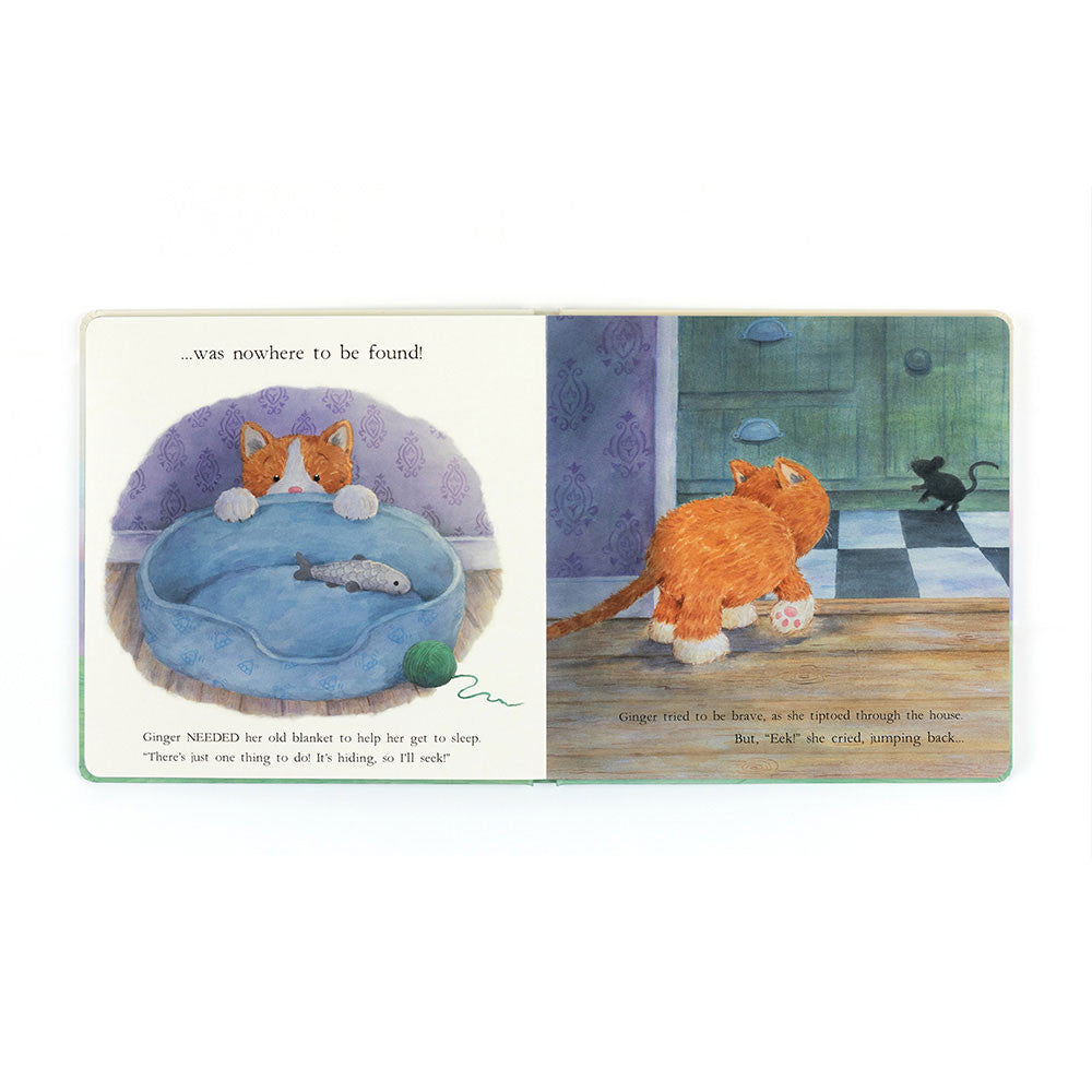 Jellycat - Livre "Ginger, the Courageous Kitten"