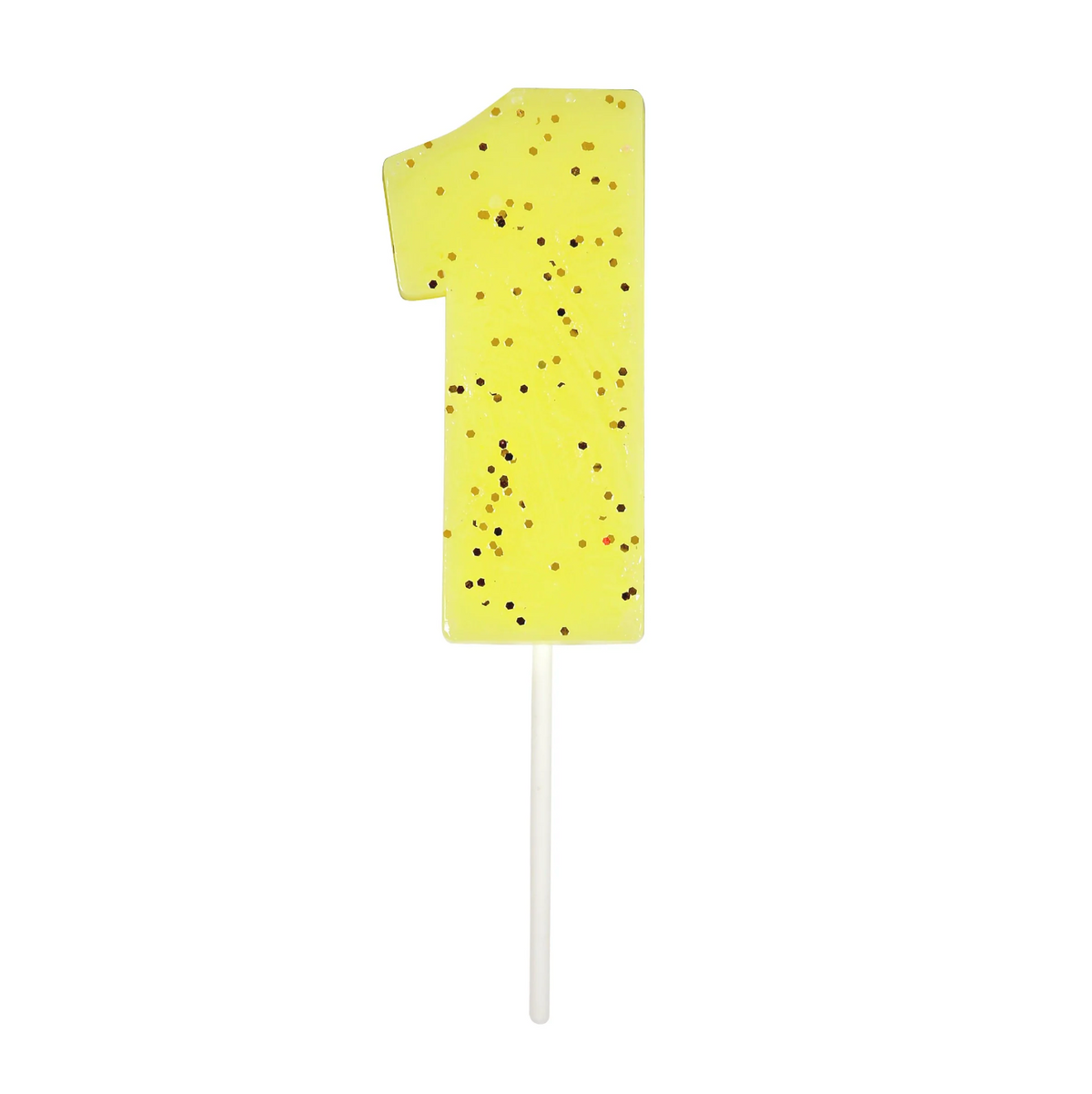Meri Meri - Yellow No. 1 Birthday Candle