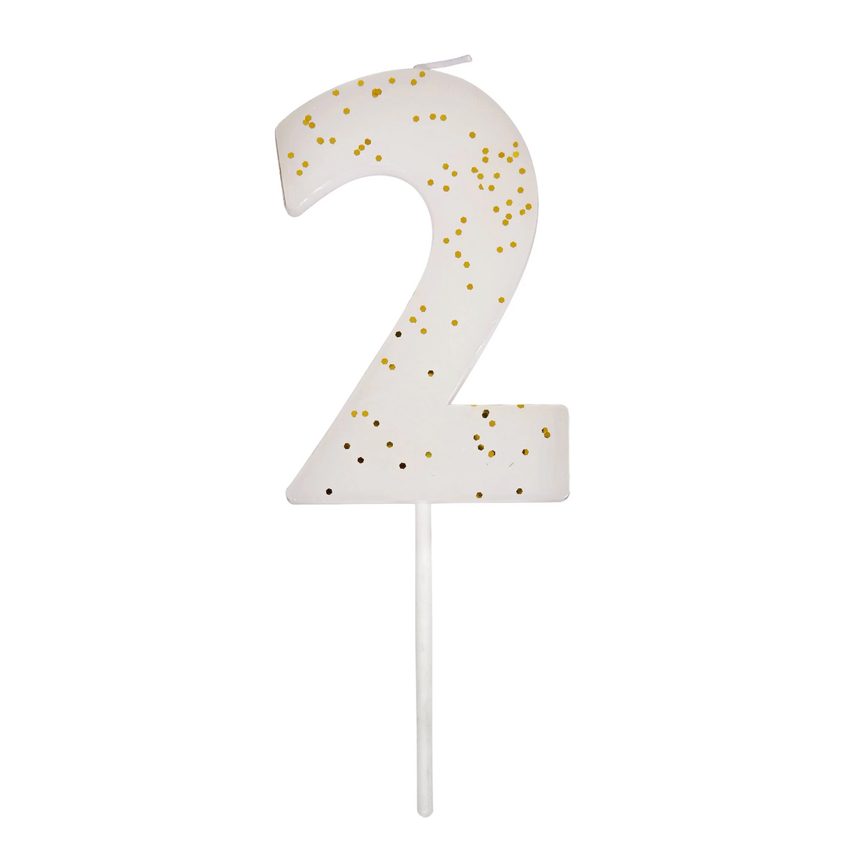 Meri Meri - White Birthday Candle No. 2