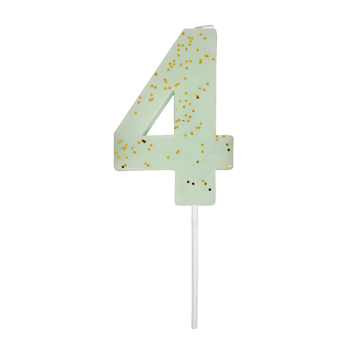 Meri Meri - Mint Birthday Candle No. 4