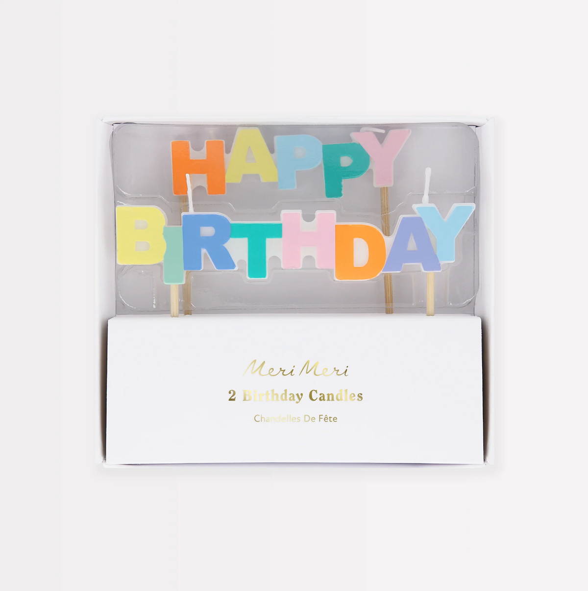 Meri Meri - "Happy" & "Birthday" Candle Set