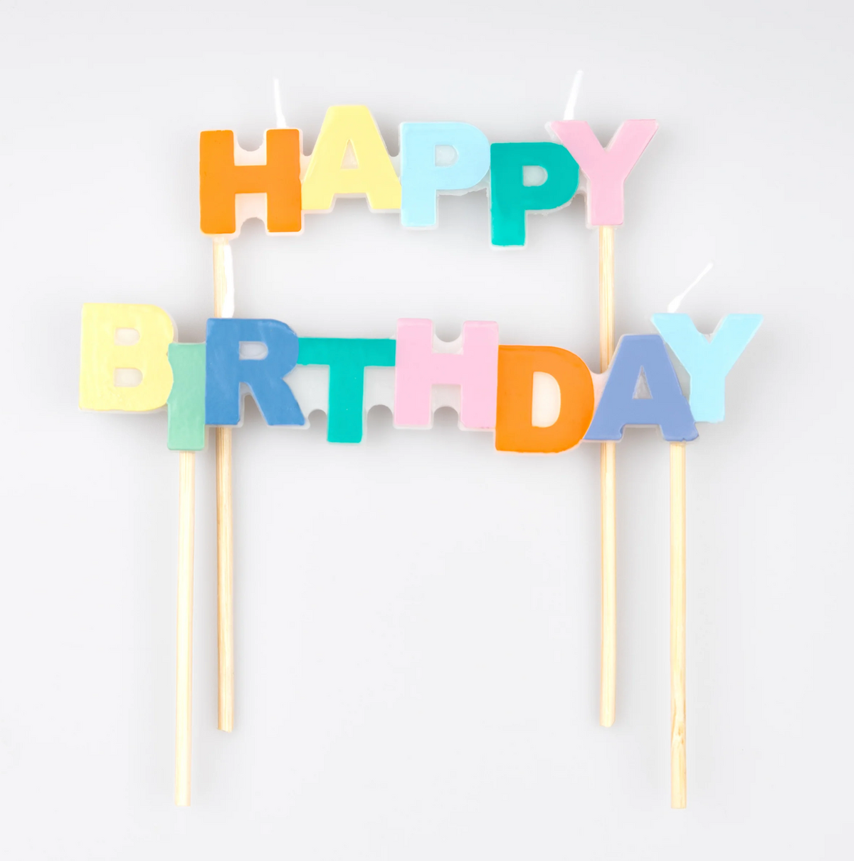 Meri Meri - "Happy" & "Birthday" Candle Set