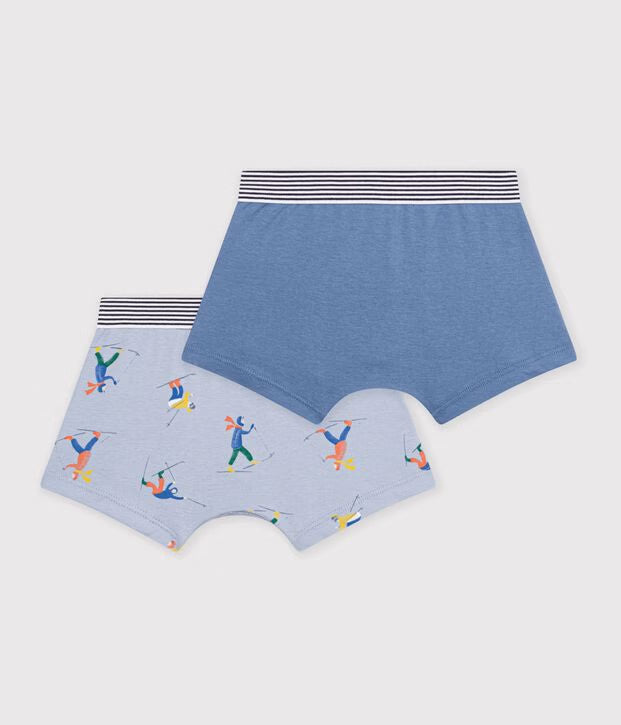 Petit Bateau - Kids' Cotton Boxer Shorts Multipack