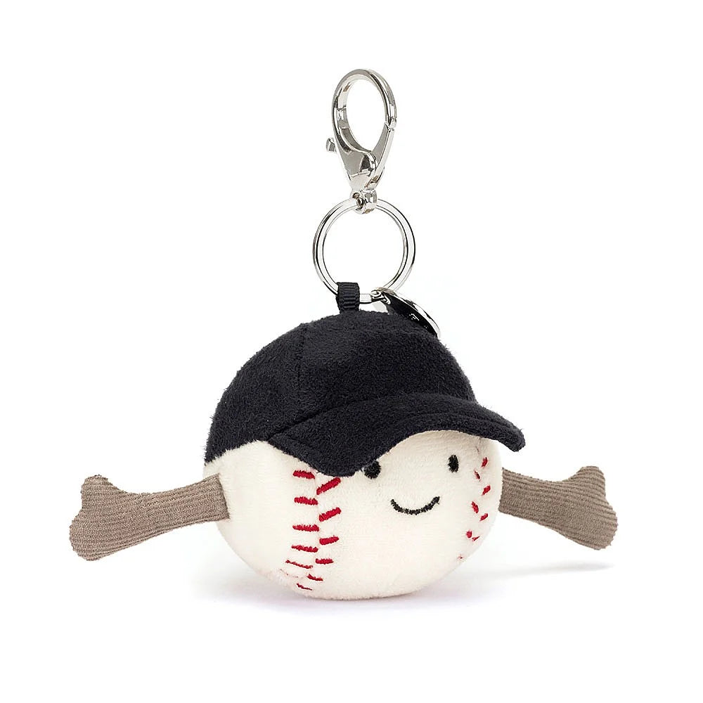 Jellycat - Breloque Balle de Baseball Amuseable Sports