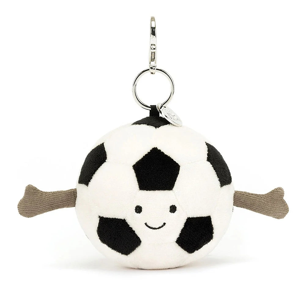 Jellycat - Breloque Ballon de Soccer Amuseable Sports