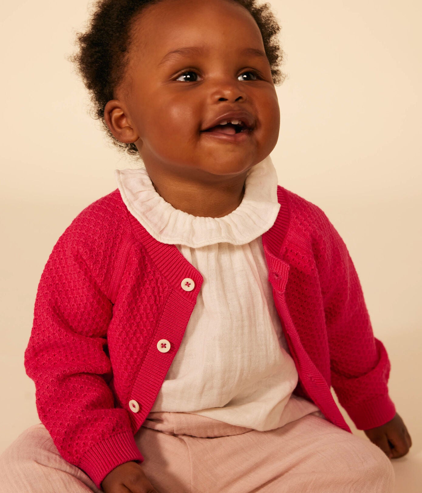 Petit Bateau - Cardigan à 5 boutons (Bébé)