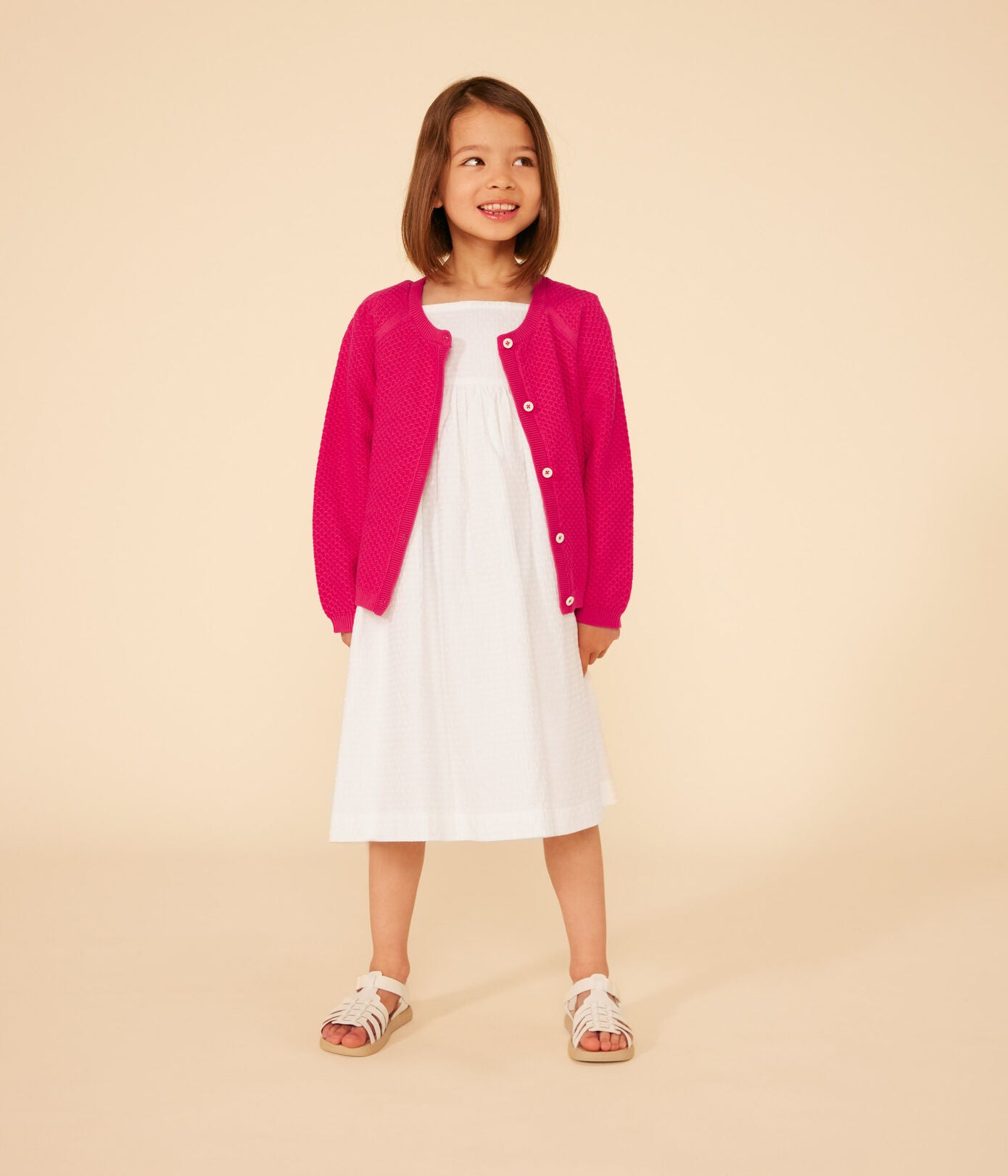 Petit Bateau - 5-button cardigan