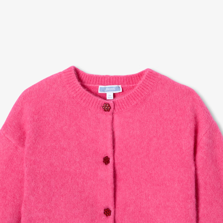 Jacadi - Ursule Long-Sleeved Wool Cardigan