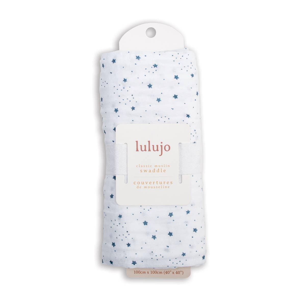 Lulujo - Cotton Muslin Swaddle Blanket - Stars