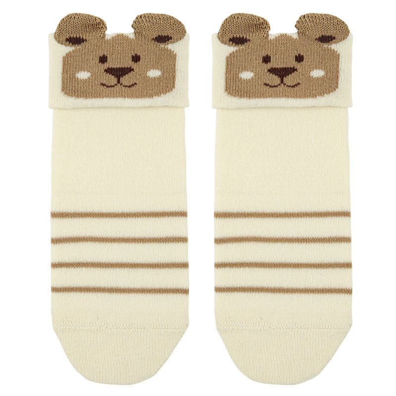 Condor - Chaussettes courtes tête d'ours 3D