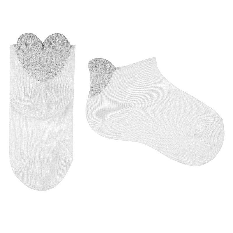 Condor - Sport socks with 3D metallic heart thread