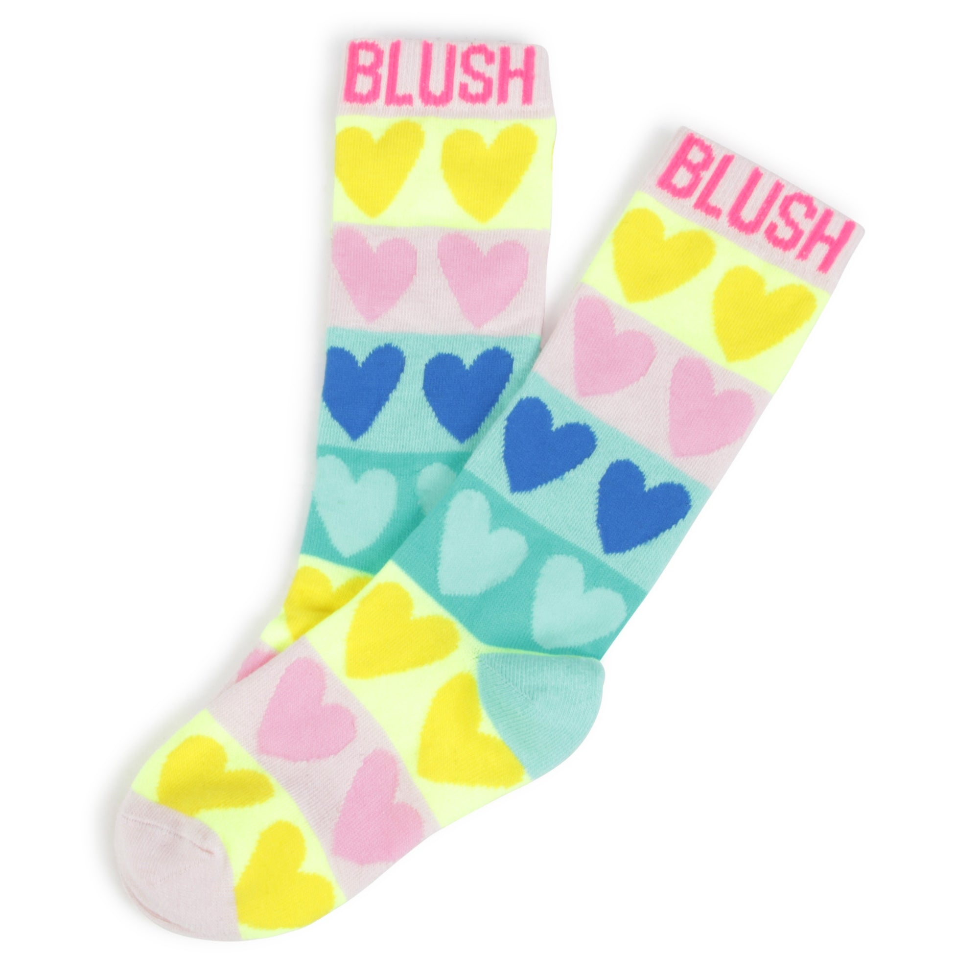 Billieblush Half-High Heart Socks