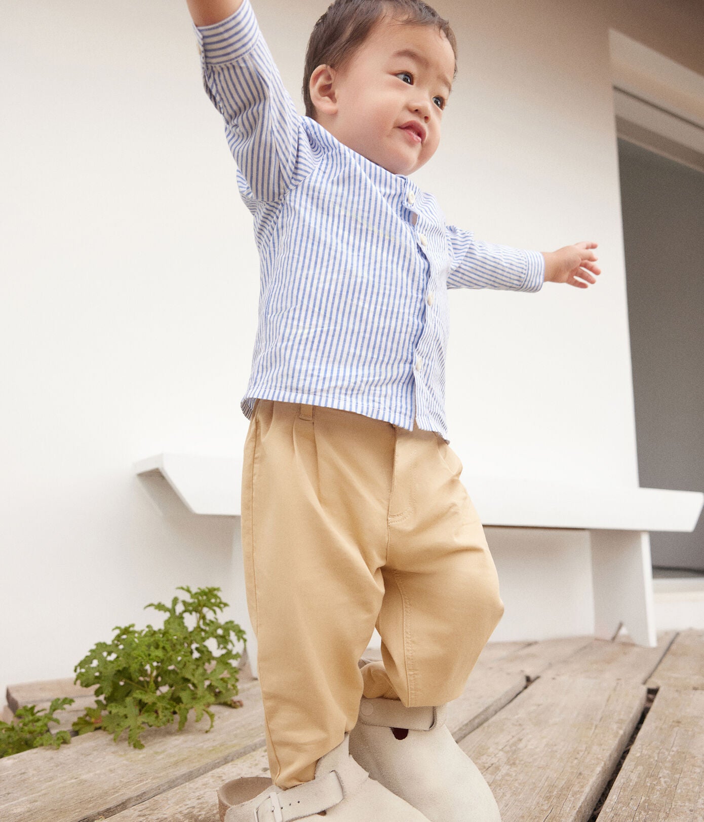 Petit Bateau - Chemise à Rayures (Bébé)