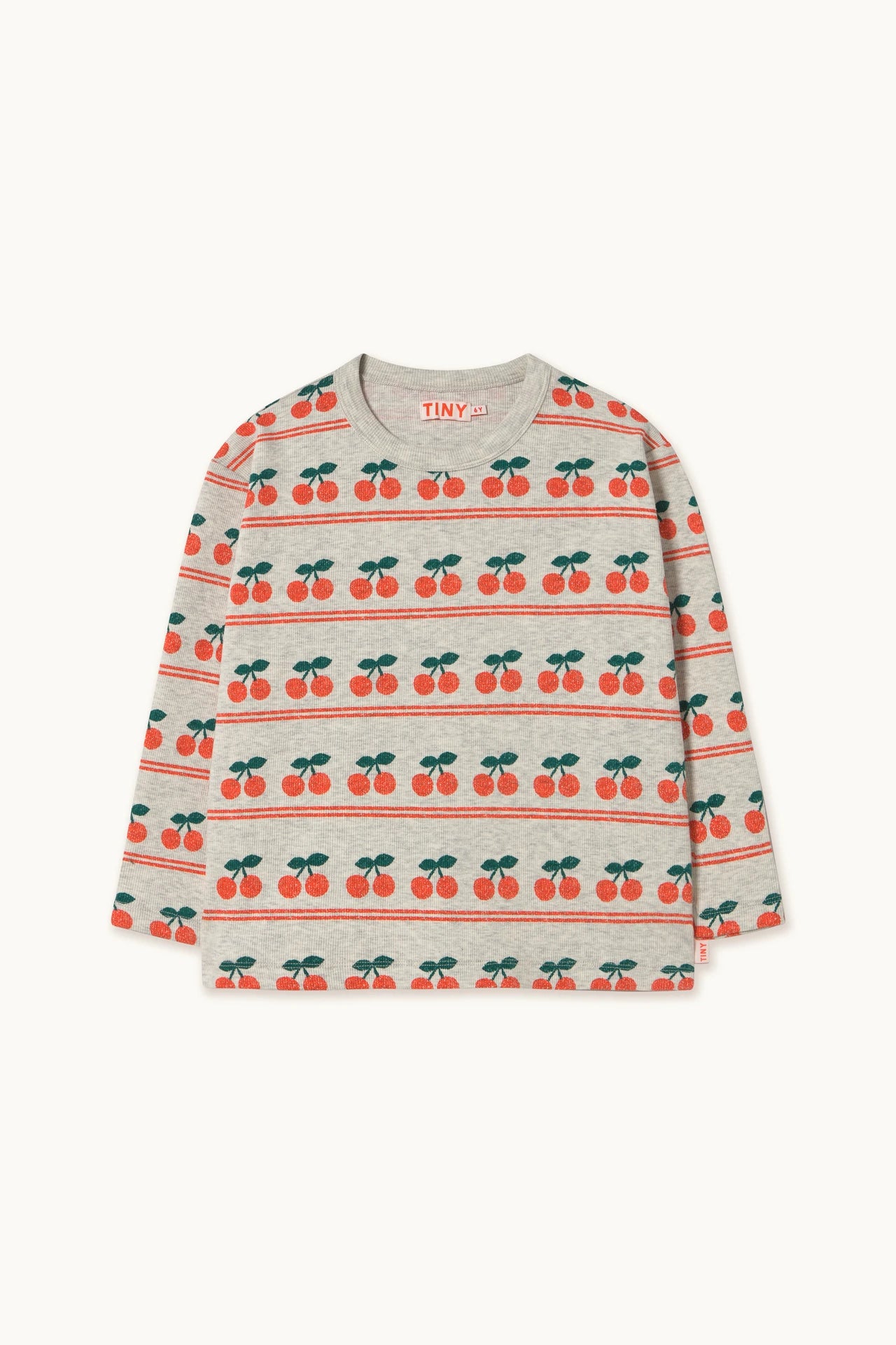 Tiny Cottons - Cherry Ribbed T-shirt