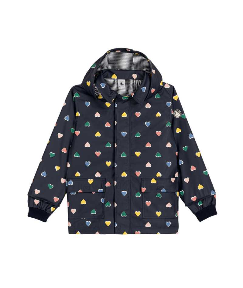 Petit Bateau - Ciré enfant imprimé cœurs