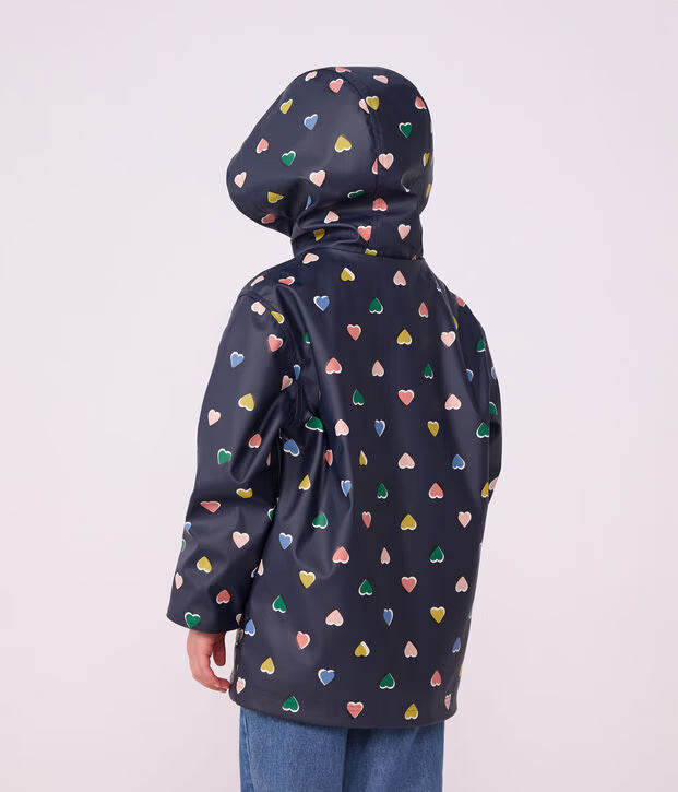Petit Bateau - Ciré enfant imprimé cœurs