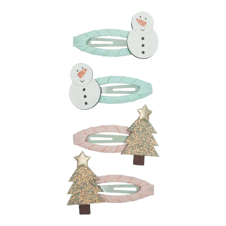 Mimi & Lula - snowman clips