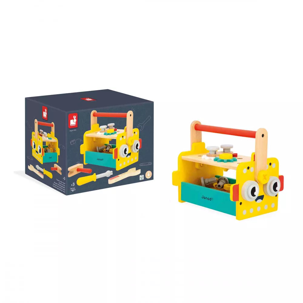 Janod - Brico'Kids Coffre à outils robot
