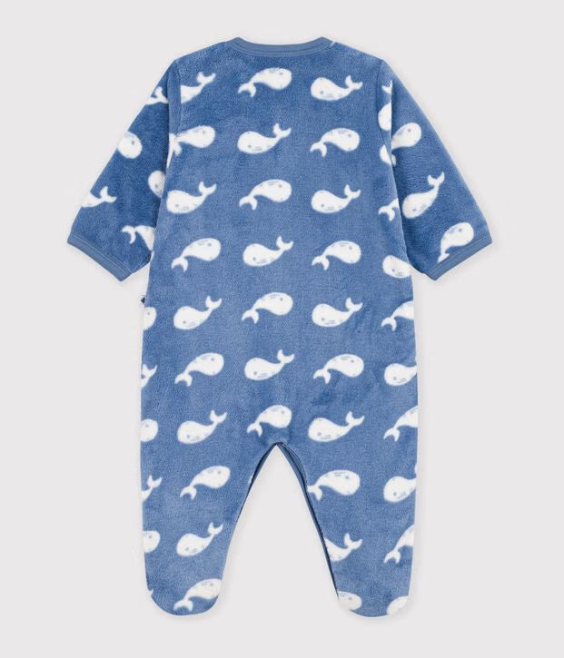 Petit Bateau - Surpyjama bébé en polaire imprimé