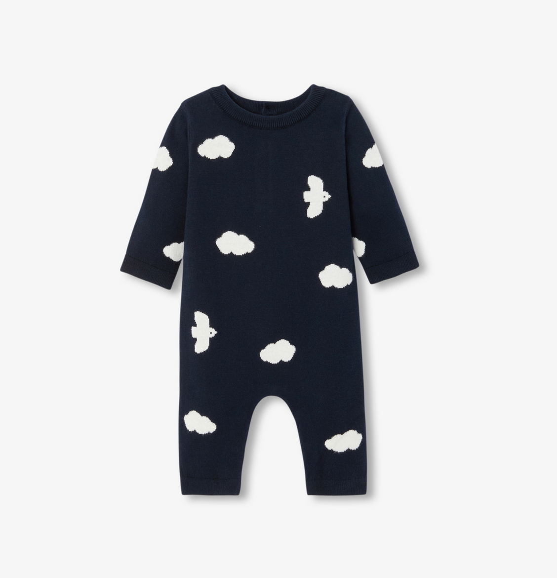 Jacadi - Combinaison bébé en tricot motif mouette Tristan