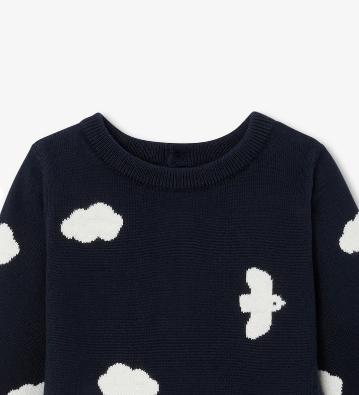 Jacadi - Combinaison bébé en tricot motif mouette Tristan
